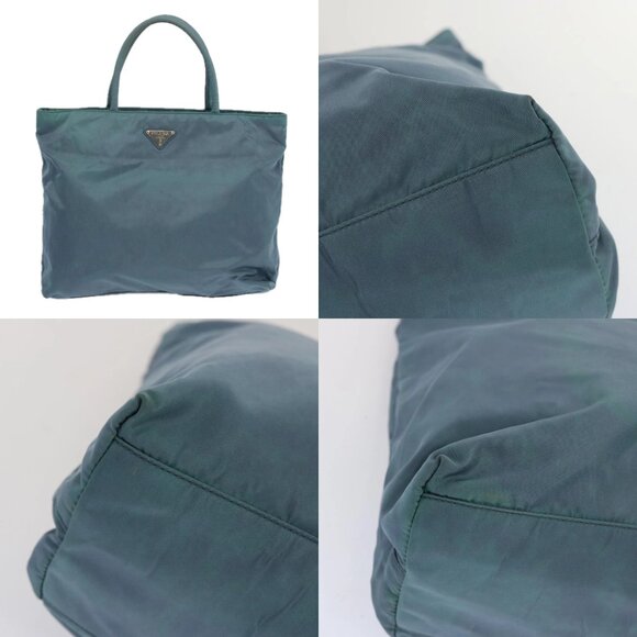 PRADA Tote Bag Nylon Blue Auth 69358 - Picture 15 of 15